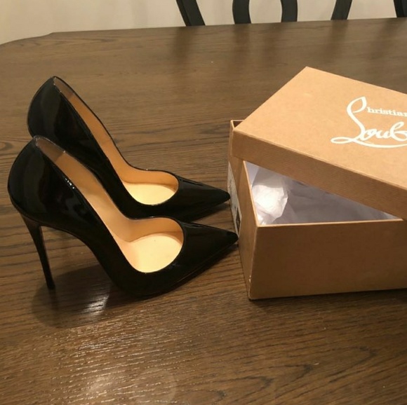 Christian Louboutin Shoes - NEW C. Louboutin Black Heels Size 36.5 So Kate 120